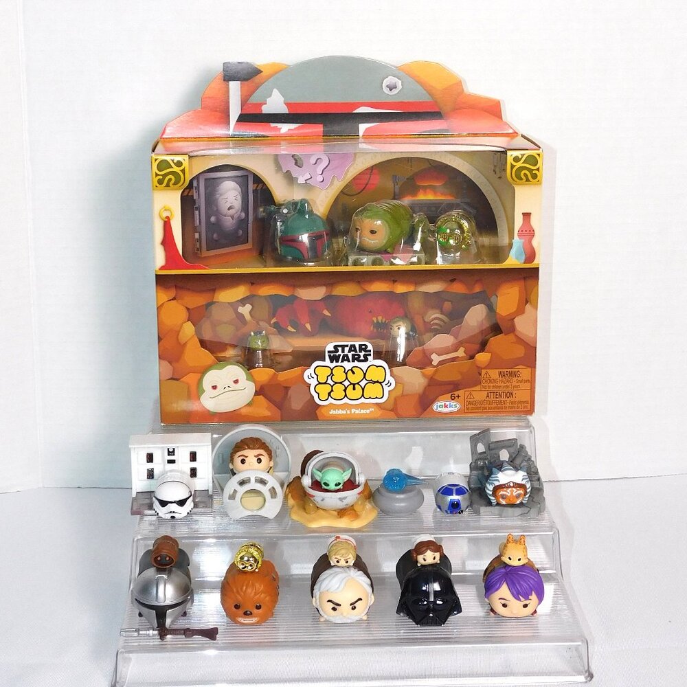 Star Wars Tsum Tsum Complete Set Vinyl 20+ Pce Darth Vader Luke Boba Fett NEW